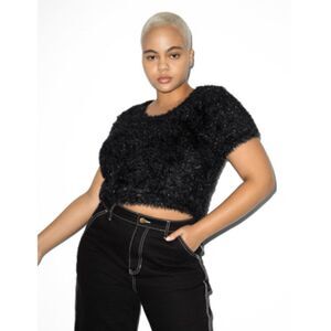 Size Large American Apparel Ladies Fur Croptop